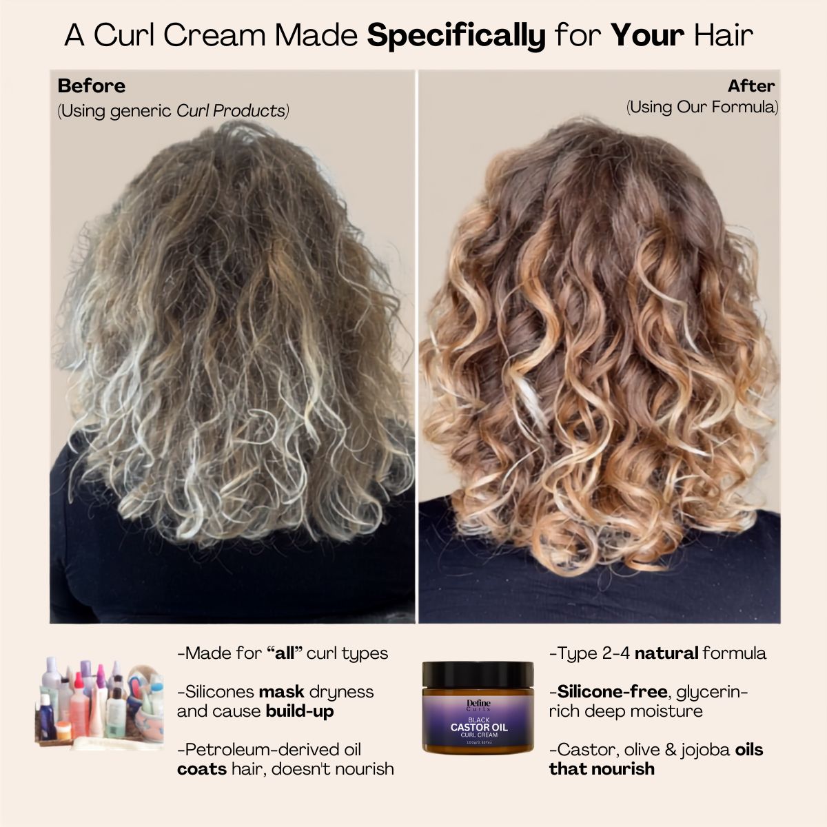 Black Castor Oil Curl Cream