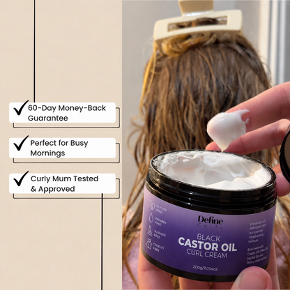 Black Castor Oil Curl Cream 200g